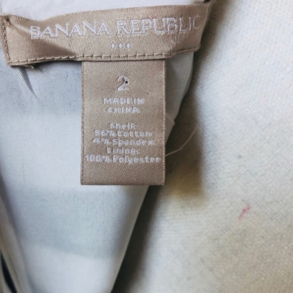 Banana Republic stripe sheath dress size 2 grey/wh - Picture 4 of 9